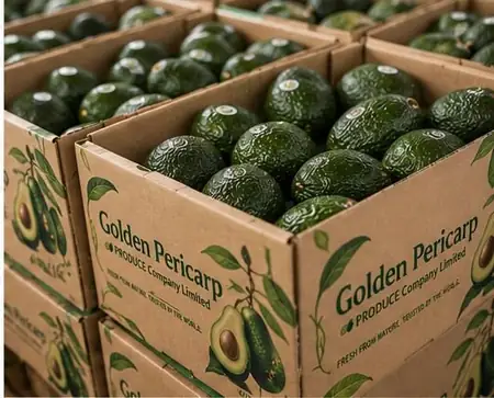 Packed into export cartons